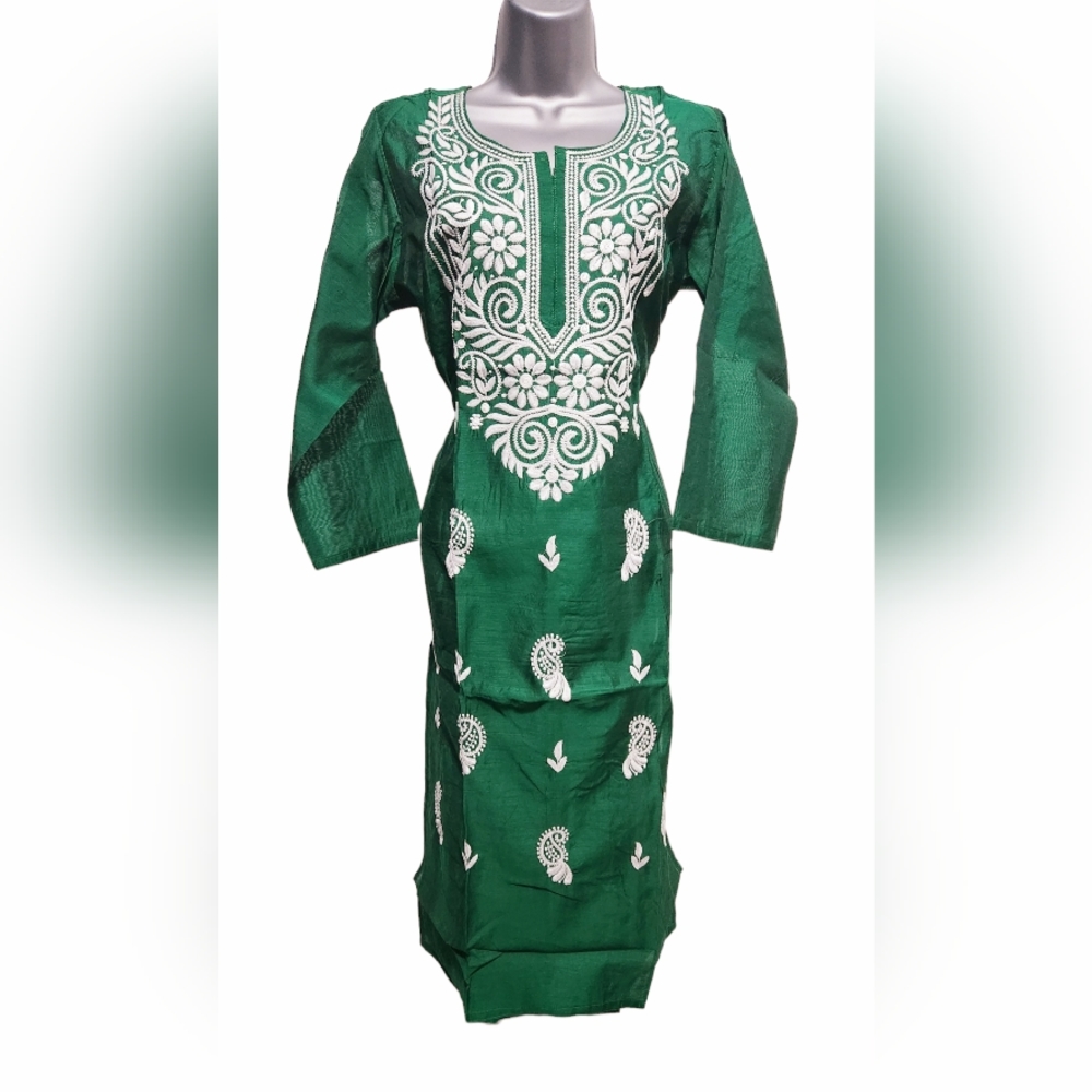 Asta Selections - Hand Embroidered Cotton Kurta